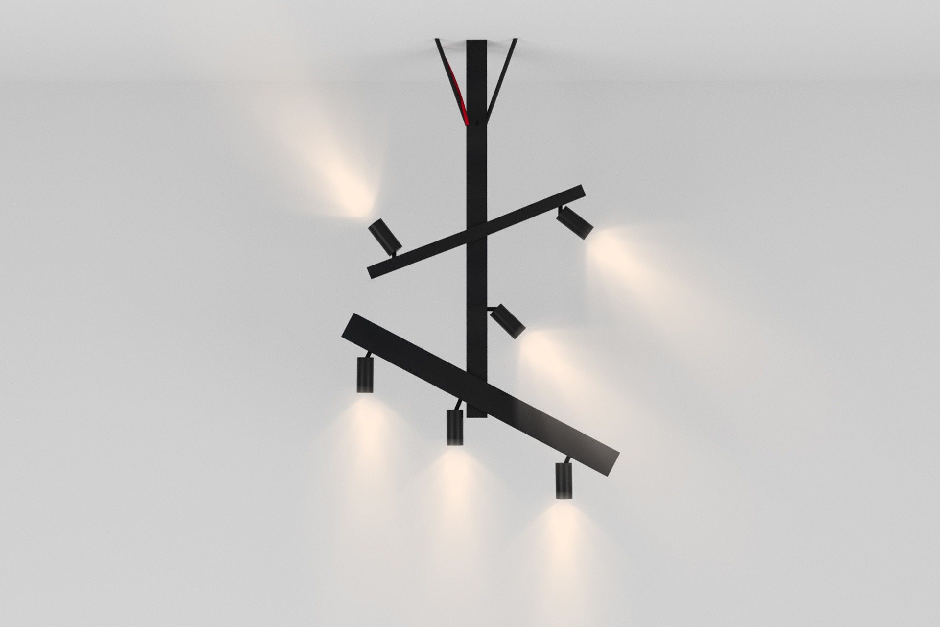 D-construction lamp: Ceiling